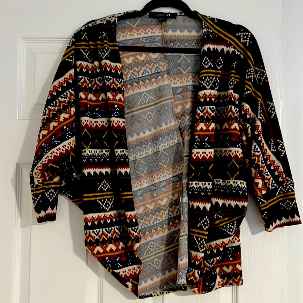 Forever 21 Aztec Cardigan
